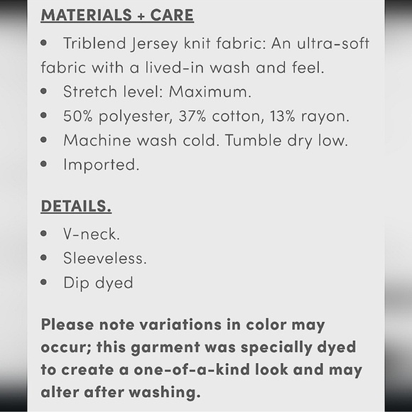 Torrid dip dye tank brand new size 3 - Picture 4 of 12